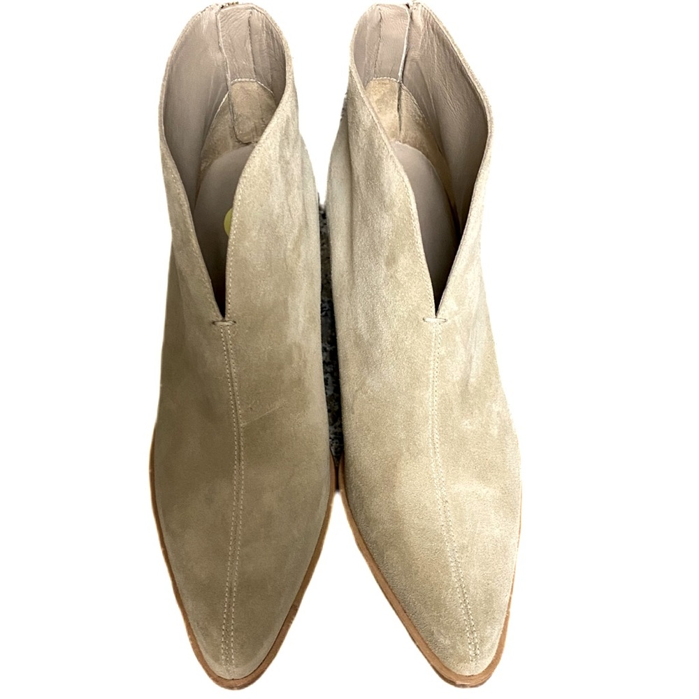 Tan ankle booties